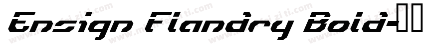 Ensign Flandry Bold字体转换